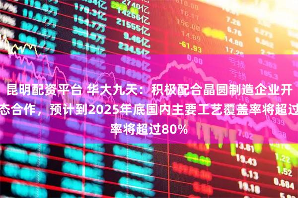 昆明配资平台 华大九天：积极配合晶圆制造企业开展生态合作，预计到2025年底国内主要工艺覆盖率将超过80%